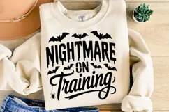 Nigthmare on Training Svg | Halloween Svg | Shirt Svg Product Image 2
