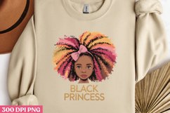 Black Princess PNG, Black History Month Sublimation PNG Product Image 2