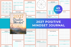 2027 Positive Mindset Journal | Self-Care Planner, Gratitude Product Image 1