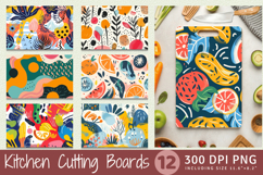 Summer Abstract Cutting Boards sublimation Designs Product Image 1