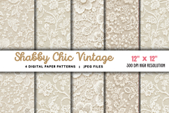 Shabby Chic Vintage Bridal White JPG Product Image 1