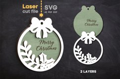 Christmas Tree Toy SVG laser cut file for Glowforge Product Image 2