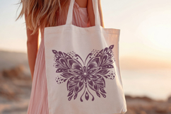 Butterfly Silhouette SVG Cut File. Floral Butterfly PNG. Product Image 2