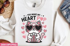 You make my heart pop PNG, Sweet Valentines PNG Product Image 2