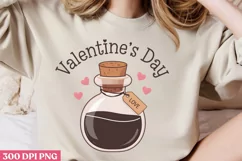Valentine's Day PNG, Retro Valentine Sublimation PNG Product Image 2