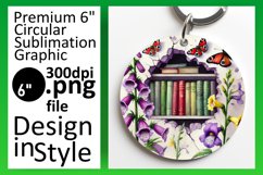 Bright Circle PNG Car Coaster Template , Books Product Image 1