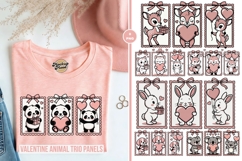 Valentine Animal Trio Panels Product Image 1