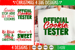 4 Christmas SVG Designs, Christmas SVG Cut file design Product Image 1