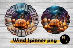 Thanksgiving Wind Spinner design,Pumpkin Wind Spinner Product Image 1