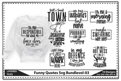 Funny Quotes Svg Bundle Product Image 1