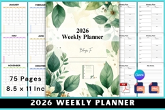 2026 Weekly Planner Product Image 1