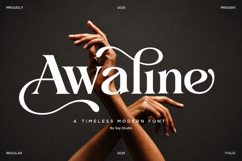 Awaline - Luxury Wedding Serif Font Product Image 1