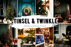 10 Tinsel &amp; Twinkle Mobile Lightroom Presets Product Image 1