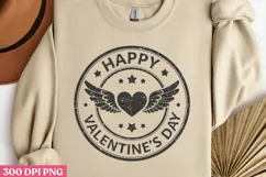 Happy Valentine's Day PNG, Valentines Day Stamps Clipart PNG Product Image 2