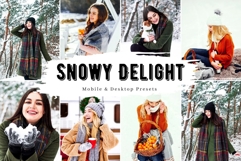 10 Snowy Delight Mobile Lightroom Presets Product Image 1