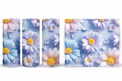 3D Flowers Tumbler Design. Sublimation Tumbler Flowers Product Image 2