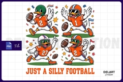 Just a Silly Football PNG, Funny Duck PNG Design Product Image 1