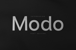 Modo Modern Minimal Sans Serif Font Product Image 1