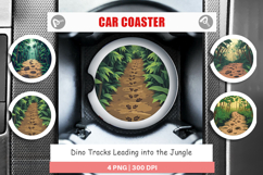 Car Coaster Dino Tracks in Jungle Product Image 1
