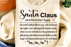 Christmas Definition Print, Santa Definition Print, Santa Product Image 2