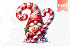 Christmas Gnome Sublimation - Clipart PNG Bundle Product Image 2