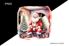 Funny Santa Claus Clipart, Christmas Clipart Product Image 1