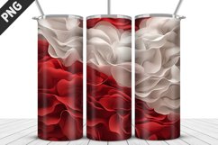 Rose Flowers Tumbler Wrap | Sublimation Design | Tumble PNG Product Image 1