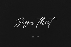Sign That Elegant Signature Script Font | Product Image 1