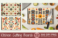 Romanian Folk Art Cutting Boards sublimation Designs Product Image 1