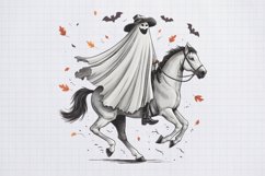 Halloween Fall Ghost Sublimation, Halloween Sublimatiori Product Image 1