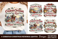 4 Christian Christmas PNG Designs, 4 Nativity Scripture PNG Product Image 1