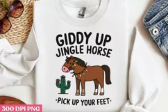 Giddy Up Jingle Horse, Pick Up Your Feet PNG Product Image 1