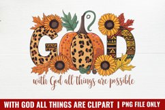 With God All Things Are Possible Product Image 1
