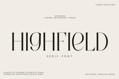 Highfield Elegant Editorial Serif Product Image 1
