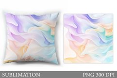 Abstract Pillow Sublimation. Abstraction Sublimation Product Image 1