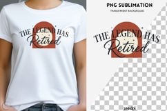 Retired png design for T-shirts Product Image 1