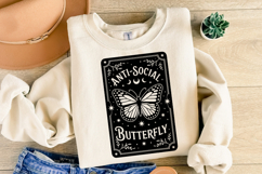 Anti-Social Butterfly svg | Svg Cut Files | Shirt Svg Product Image 2