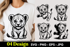 Cute Baby Chick SVG PNG Product Image 1