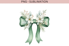 Winter floral wonderland png design for T-shirts Product Image 1