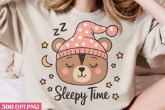 Sleepy Time! PNG, Funny Animals Sublimation Product Image 2