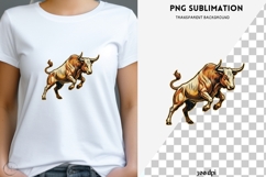 Rodeo Bull PNG | Western Bull Clipart, Cowboy Ranch Product Image 2