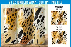 Snake Print Tumbler Wrap | Tumbler Wrap Sublimation Product Image 1