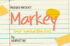 Markey Simple Handwritten Product Image 1