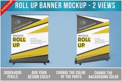 Roll Up Banner Mockup PSD Product Image 1