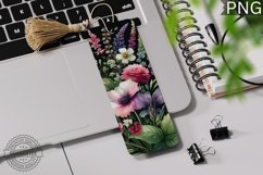Floral Bookmark - Sublimation PNG Design Product Image 1