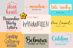 20 Bundle Fonts - HANDWRITING Vol. 1 By JG Product Image 1