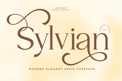 Sylvian - Luxury Serif Font Product Image 1