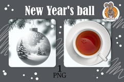 Christmas tree ball, stand for hot food Product Image 1