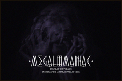 Megalomaniac display font Product Image 1