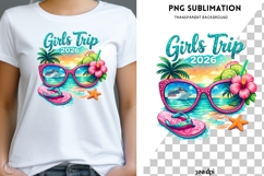 Girls Trip 2026 PNG | Cruise Vacation Shirt Design Product Image 2